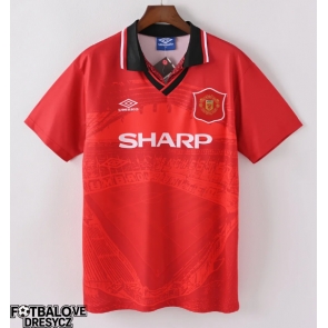 Manchester United 1994-1996 Retro Domácí Dres Krátký Rukáv